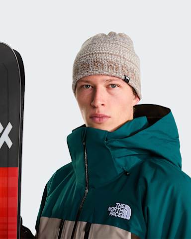 Cabin Ski Tuke Beanie TNF Stone Slab JacquardTassel alt1
