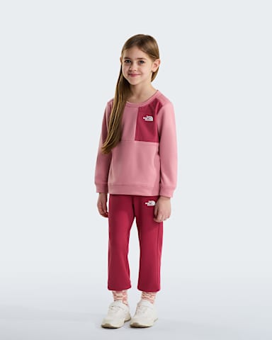 TNF Performance Fleece TwoPiece Set Barn TNF PrimroseFermented Clay ALT1