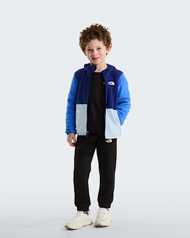 Glacier FullZip Hooded Fleece Barn TNF Bold BluePolar HazeActive Blue ALT1