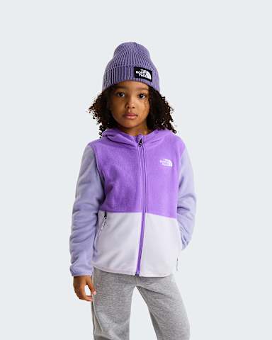 Glacier FullZip Hooded Fleece Barn TNF Elevation PurpleIce LilacPale Plum HERO