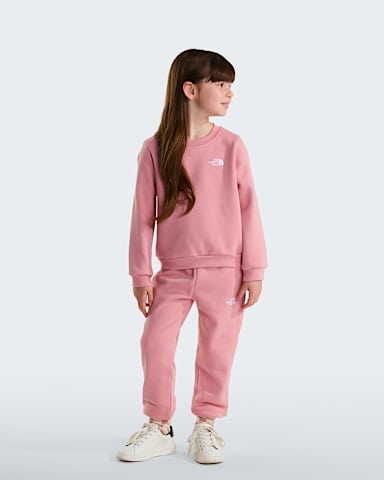 Kids Evolution Simple Dome Crew Set TNF Primrose ALT1