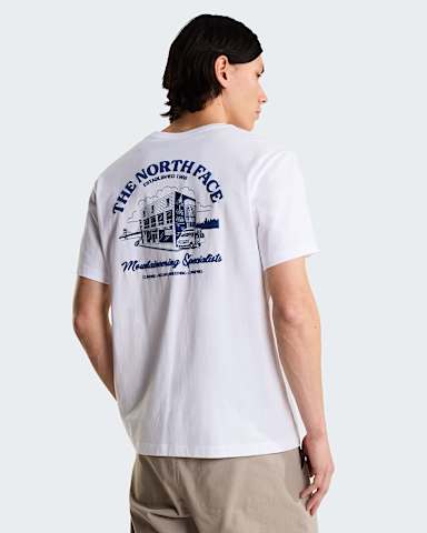 Camiseta holgada con estampado grfico OG Store unisex TNF TNF White ALT2
