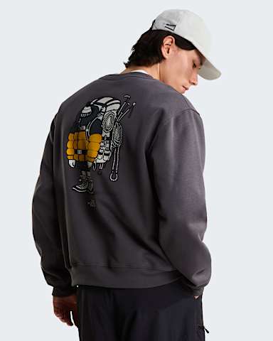 Felpa Gear Up Get Out con grafica unisex TNF Anthracite Grey ALT2