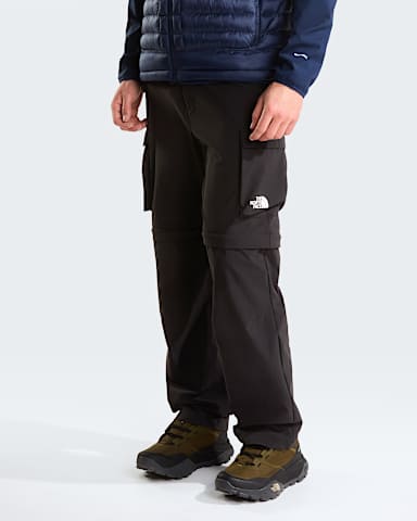Mens Travel Convertible Trousers TNF TNF Black HERO