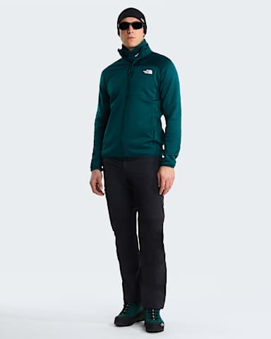Mens Polartec Power Stretch Meteora Jacket TNF Pacific Teal ALT1