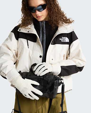 Womens Osito Etip Gloves TNF White Dune ALT1