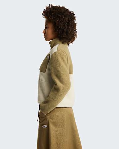 Womens Yumiori 14 Zip Fleece Jacket TNF Desert StoneCedarCedar ALT2