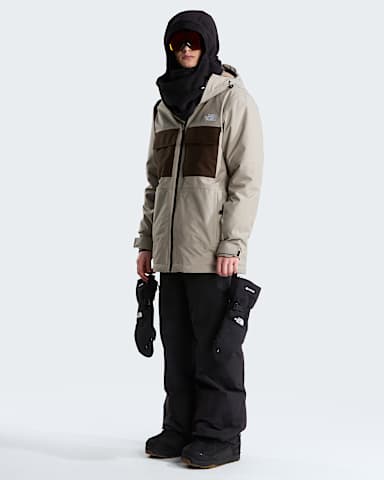 Veste Fourbarrel Triclimate 3en1 pour homme TNF Stone SlabDark Chestnut alt1