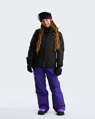 Stivaletti impermeabili Nuptse Traction da ragazzi TNF Elevation PurpleTNF Blac alt3