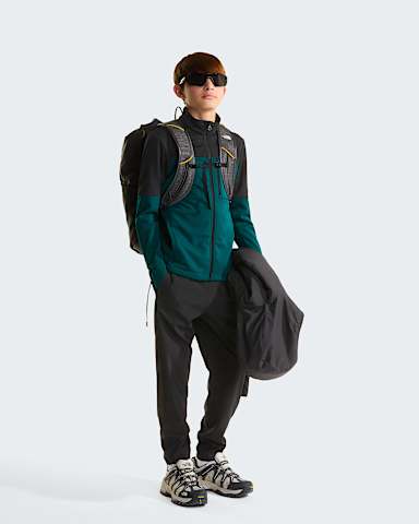 Giacca midlayer Hike con cerniera integrale da ragazzi TNF Pacific TealTNF Black ALT1