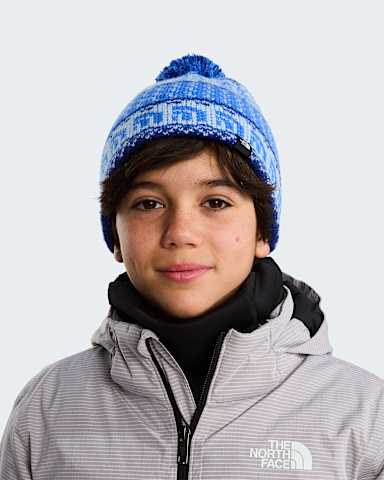 Dziecica czapka beanie Cabin Ski Tuke TNF Polar HazeBold Blue Jacquard ALT1