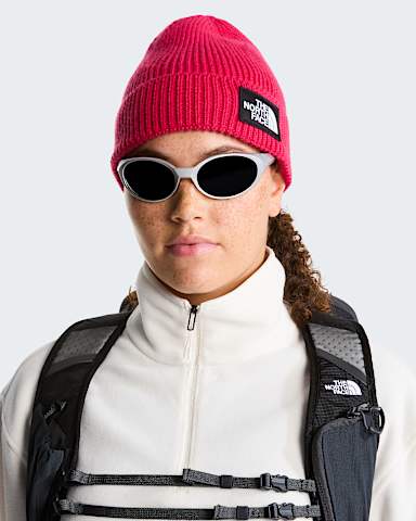 TNF Logo Boxbeanie met boord TNF Lali Guran ALT1
