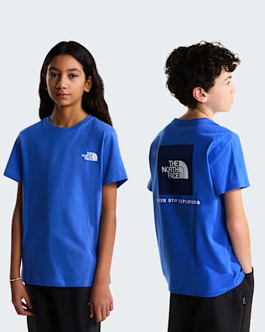 Teens Evolution Box NSE TShirt TNF Active Blue HERO