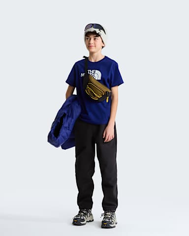 Teens Evolution Half Dome TShirt TNF Bold Blue ALT1