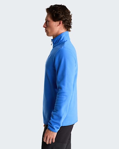 Polaire col zipp Glacier pour homme TNF Active Blue ALT2