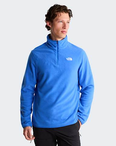 Polaire col zipp Glacier pour homme TNF Active Blue HERO