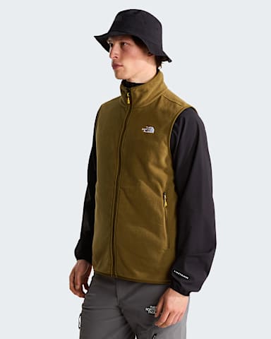 Glacier Fleece bodywarmer voor heren TNF Caraway Seed HERO
