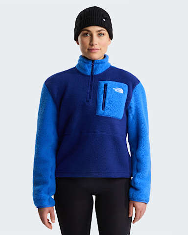 Womens Yumiori 14 Zip Fleece Jacket TNF Bold BlueActive Blue HERO
