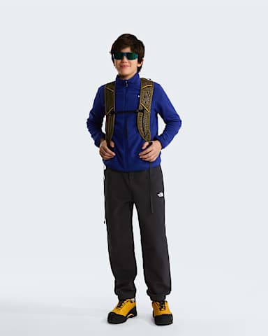 Glacier ZipInCompatible Fleece Jacket Junior TNF Bold Blue ALT1