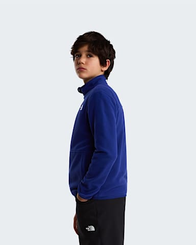 Glacier ZipInCompatible Fleece Jacket Junior TNF Bold Blue ALT2