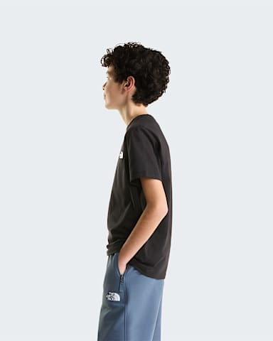 Teens Evolution Schlichtes DomeTShirt TNF TNF Black ALT2