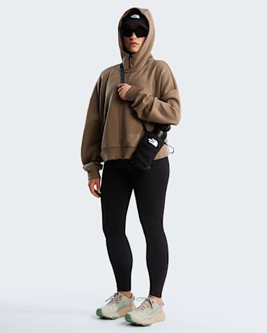 Felpa con cappuccio Jaida da donna TNF Garnet ALT1