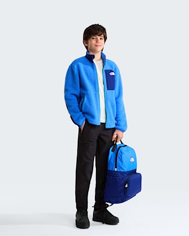 Giacca in pile Yumiori Off Peak da ragazzo TNF Active BlueBold Blue ALT1
