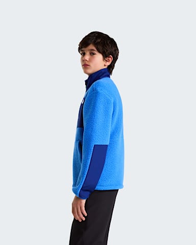 Giacca in pile Yumiori Off Peak da ragazzo TNF Active BlueBold Blue ALT2