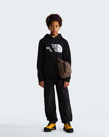 TNF Essential Drew Peak Hoodie Junior TNF TNF Black ALT1