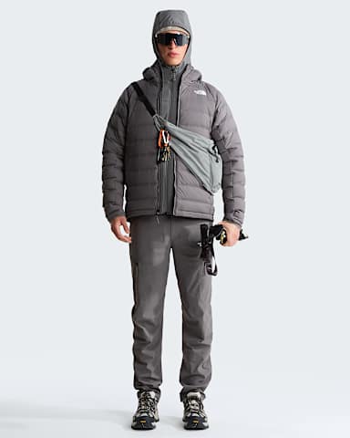 Abseil Stretch Down Hooded Jacket M TNF Smoked Pearl ALT1
