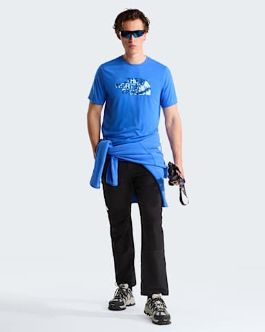 Foundation GraphicTshirt voor heren TNF Active Blue alt1