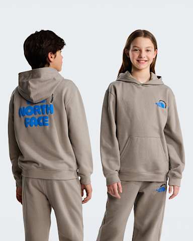Sweat  capuche graphique dcontract Explore Fonts pour enfant TNF Stone Slab HERO