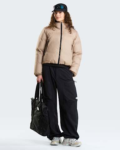 Veste rversible Pertex Nuptse pour femme TNF GarnetTNF Black alt2
