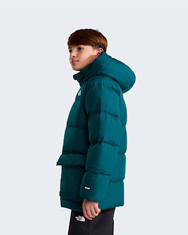 Parka courte en duvet et polaire North pour enfant TNF Pacific Teal alt2