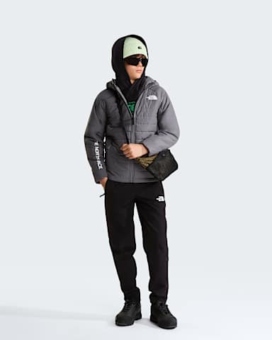 Synthetische Never Stopjas voor jongens TNF Smoked Pearl ALT1