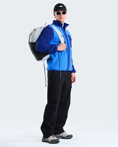 Mens Yumiori FullZip Fleece Jacket TNF Active BlueBold Blue ALT1