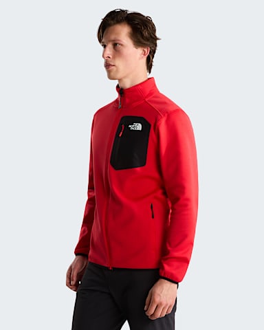 Crest Fleece mit durchgehendem RV fr Herren TNF Elevation RedTNF Black HERO