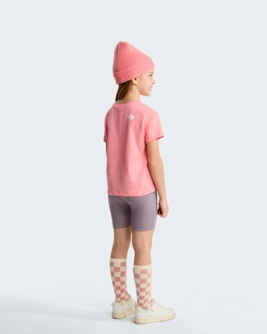 Ensemble Bubble Logo pour enfant TNF Coral CrushTranscendent Grey ALT1