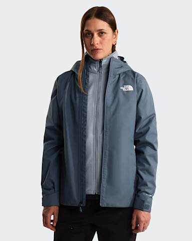 Veste Quest DryVent Triclimate 3en1 pour femme TNF Granite GreyFrost Grey HERO