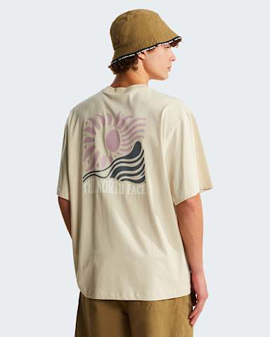Tshirt graphique oversize Sun unisexe TNF Desert Stone ALT2