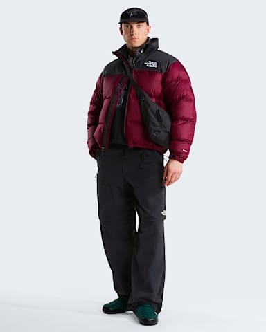 Veste 1996 Retro Nuptse pour homme TNF Burgundy CrushTNF Black alt1