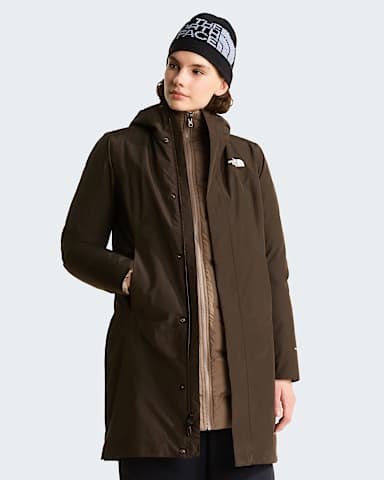 Damska parka 3 w 1 Suzanne Triclimate 20 TNF Dark ChestnutGarnet hero