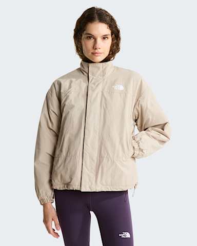 Womens Yumiori Reversible Fleece Jacket TNF Timeless TaupeGarnet ALT1
