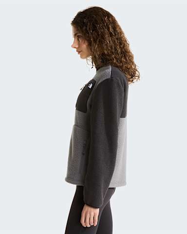 Womens Yumiori FullZip Fleece Jacket TNF Smoked PearlTNF Black ALT2