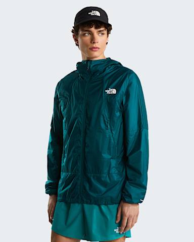 Mens Ridgelite FUTUREFLEECE Wind Jacket TNF Pacific Teal HERO
