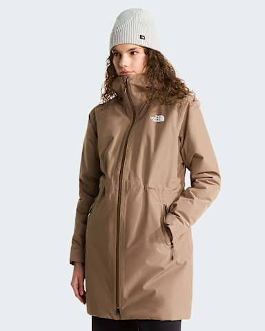Womens Hikesteller Insulated Parka TNF Garnet HERO