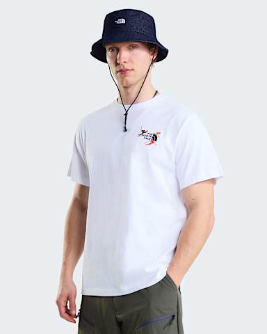Unisex Off Piste Embroidered Graphic TShirt TNF TNF White alt2