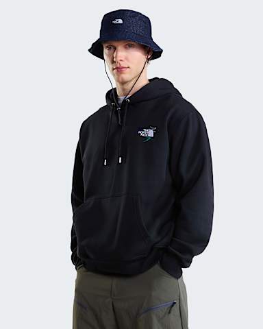 Bluza unisex z kapturem i haftowan grafik Off Piste TNF TNF Black ALT2