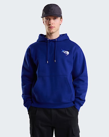 Off Piste Geborduurde Graphic Hoodie uniseks TNF Bold Blue alt2