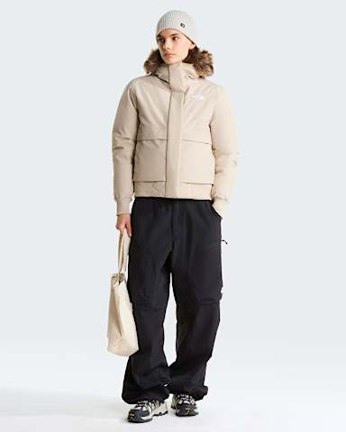 Arctic Bomber Jacket W TNF Timeless Taupe ALT1